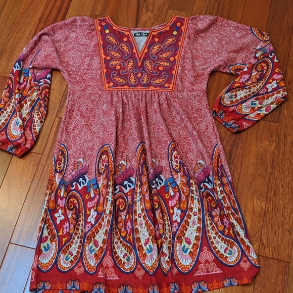 White Mark Boho Chic Super Soft Dress - Picture 2 of 6